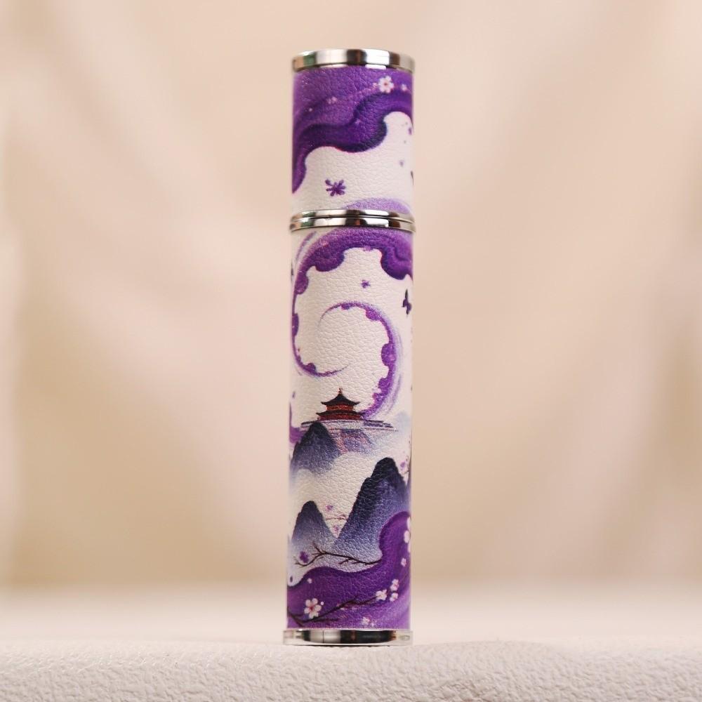 PU Leather Perfume Bottle Empty 10ml Cosmetic Container Leak-proof Refillable Ultra-fine Mist Fragrance Container Travel