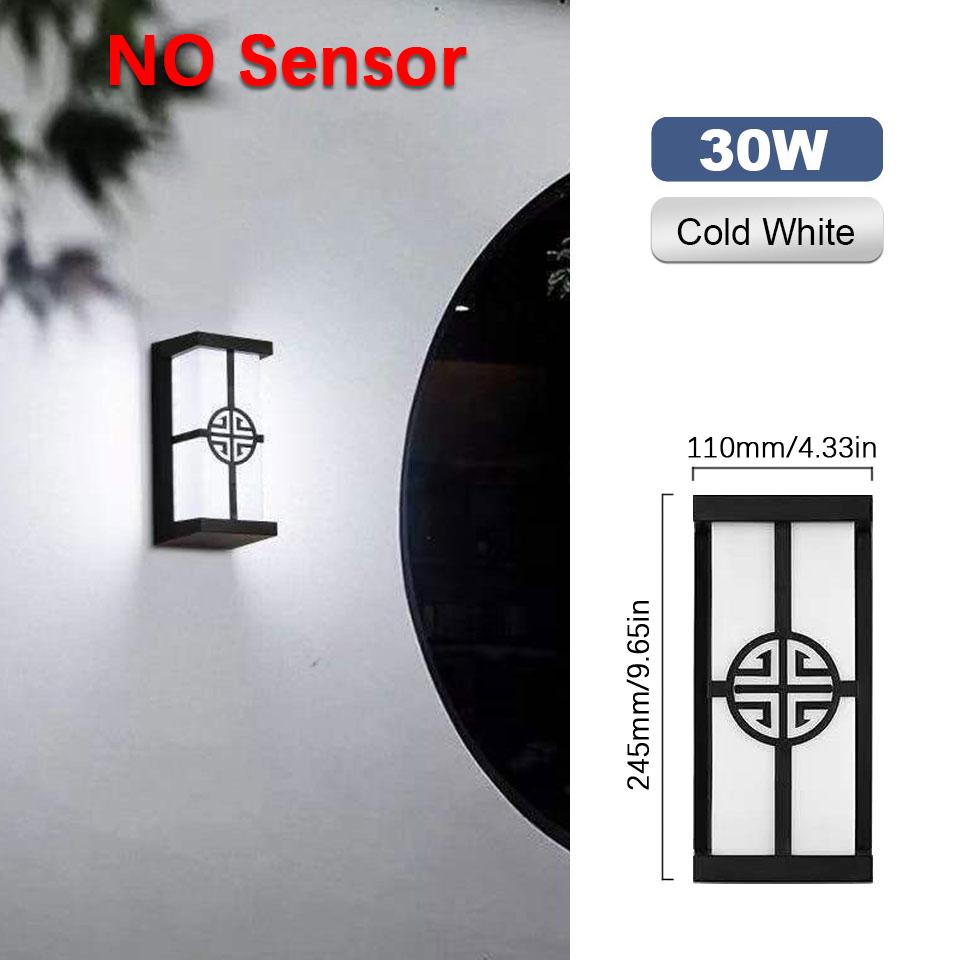 LED Wall Light Outdoor Presence Sensor Lamp Waterproof AC85-265V LED Wall Light Stairs Garden Porch Balcony For Home Accessories