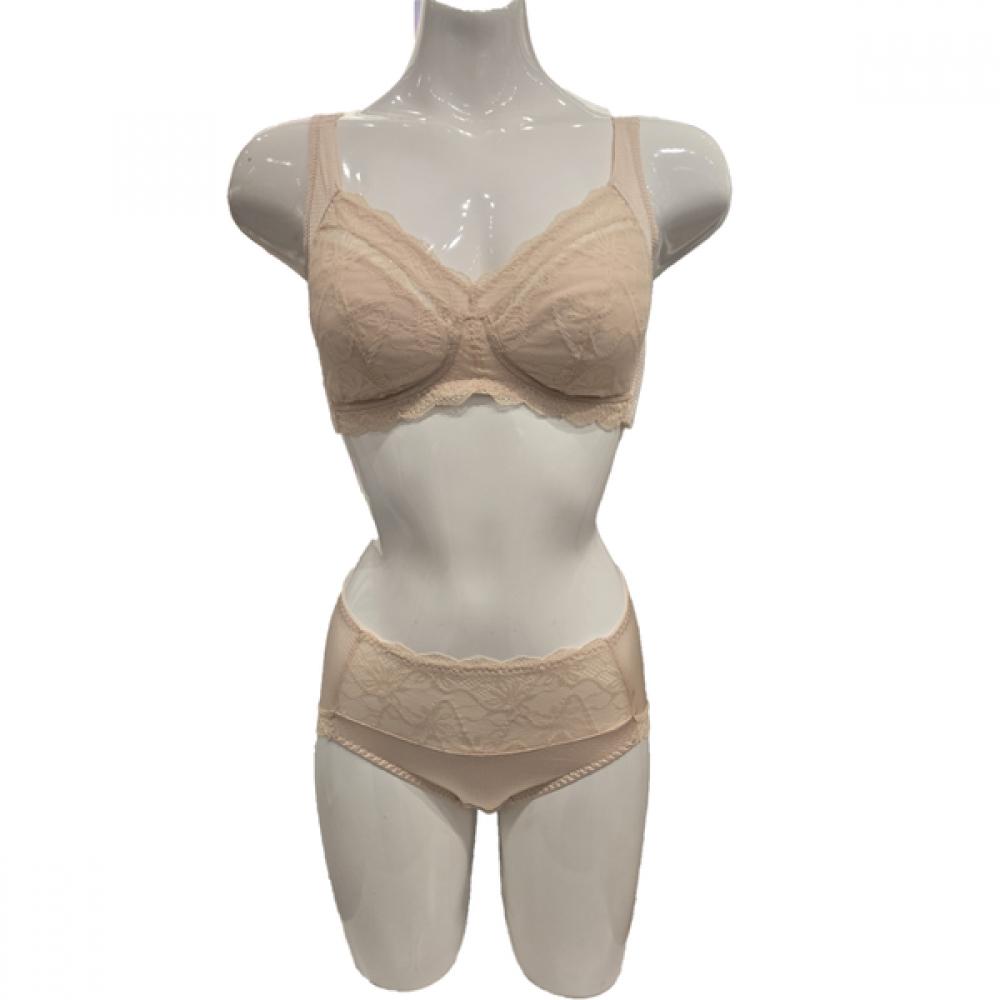 Triumph Women S Beige Cool Multi Function Bra Panty Set Tfwbr313tfwbp313 80A/95