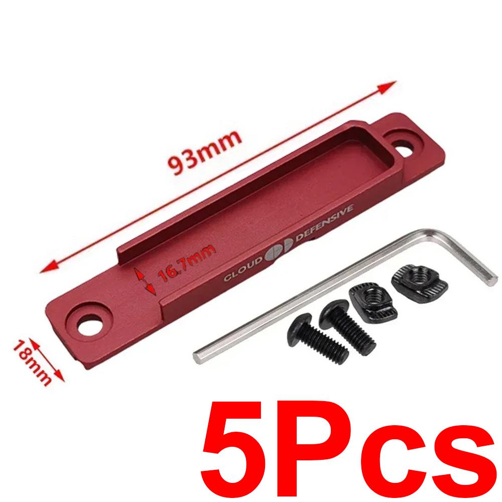Taktische Metall-Montageschiene MLOK Keymod Taschenlampen-Druckschalterhalter für M300 M600 LED-Licht Jagdzubehör