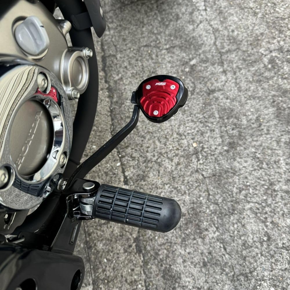 MORIN RACING Brake Pedal Cover for Honda Monkey 125 /Brake Pedal Cover For HONDA Monkey125 JB02 JB03 JB05 (SilverxBlue)