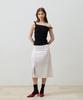 Alikim Tiny Dot Slit Skirt/Red