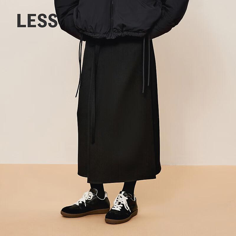 LESS 2024 Winter Straight-Fit Midi Skirt S