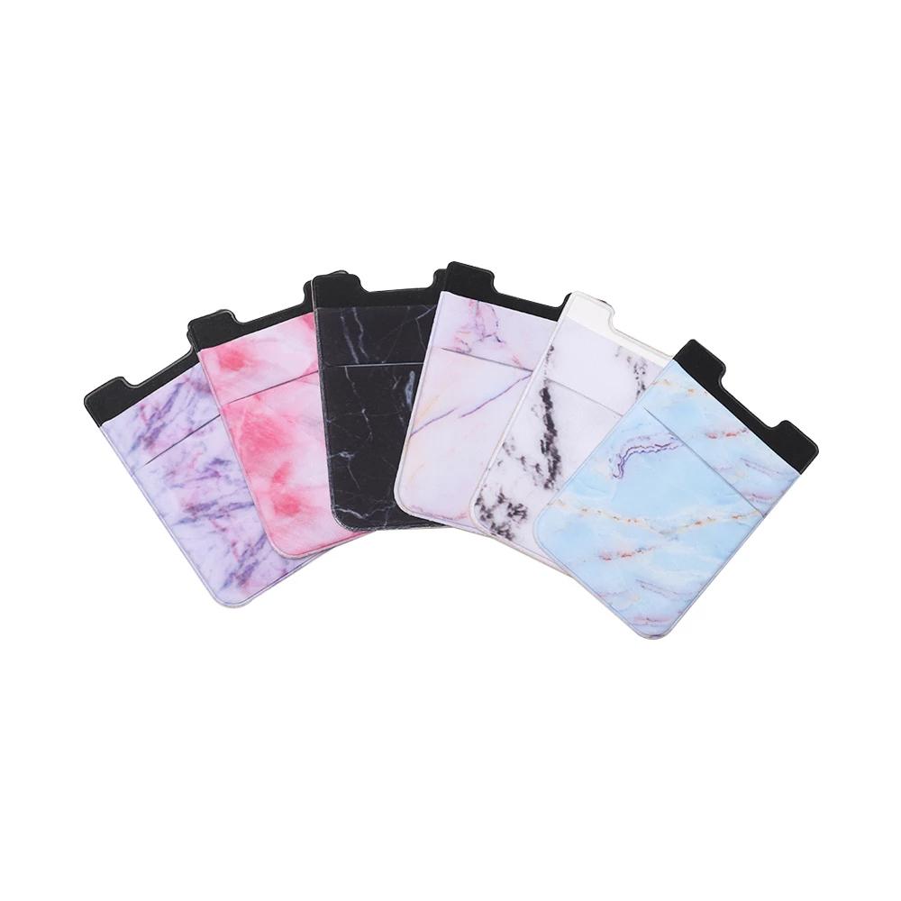 Elastic Mobile Phone Wallet Phone Back Pocket Phone Card Sleeve Phone Storage Wallet Card Holder