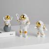 3 Pcs Astronaut Figurine Home Decor Astronaut Statue Study Office Desk Decor Showpiece Gift Decoration Accessories Outer Space PVC Sculpture