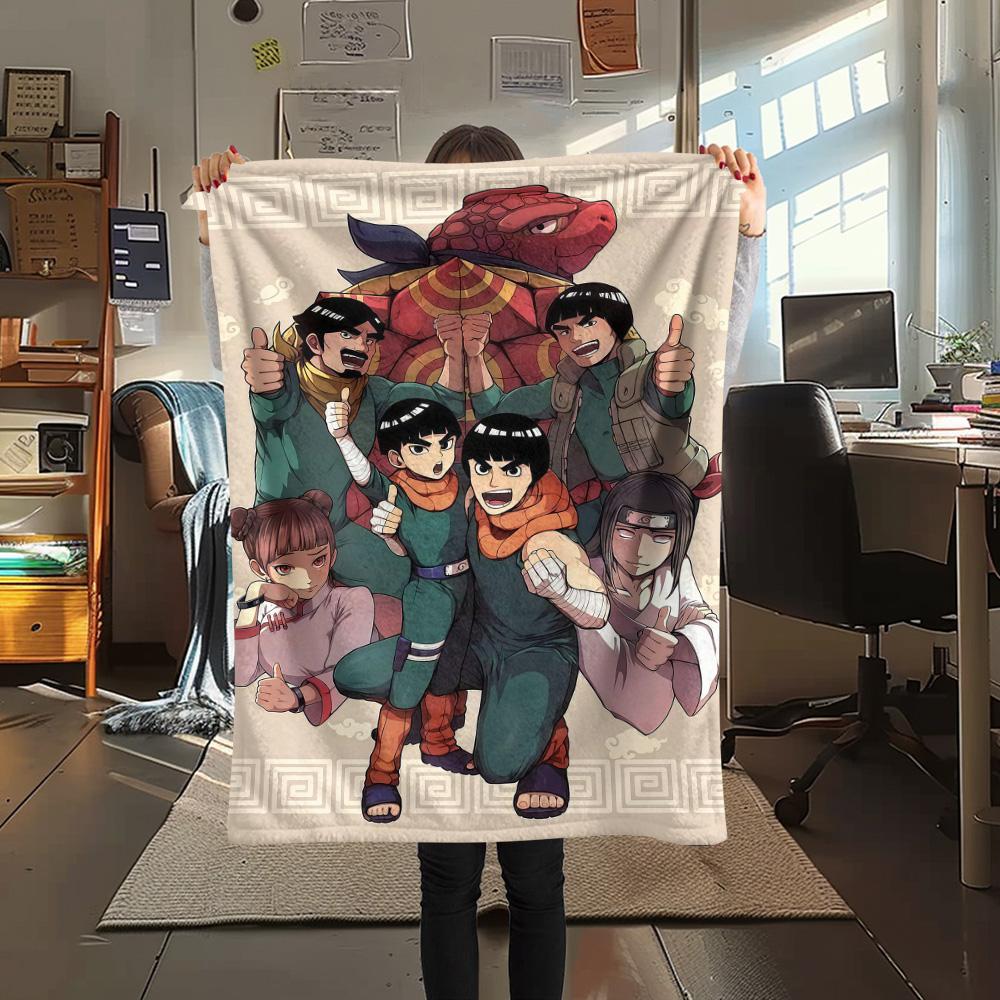 1PC Naruto Patterned Flannel Blanket Suitable For All Seasons For Home Decor Warmth And Comfort Gifts Holiday Present