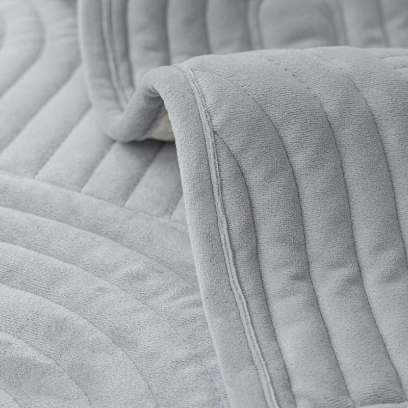 Nordic Solid Color Sofa Cover for Living Room Non-slip Universal Sofa Cushion Arch Pattern Decorati Couch Mat Thicken Sofa Cover