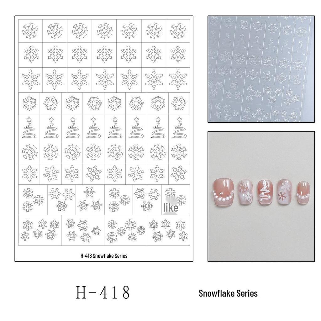 Butterfly & Stars Nail Art Stickers with Gradient & Chrome Effects