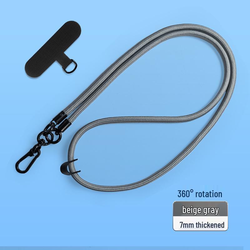 Ultra-Thin Transparent TPU Phone Case with Lanyard Clip and Anti-Lost Patch