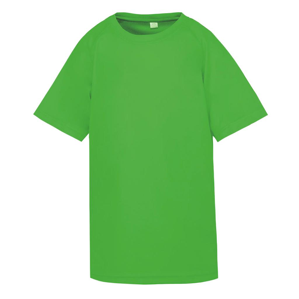 Spiro Childrens Boys Performance Aircool T-Shirt
