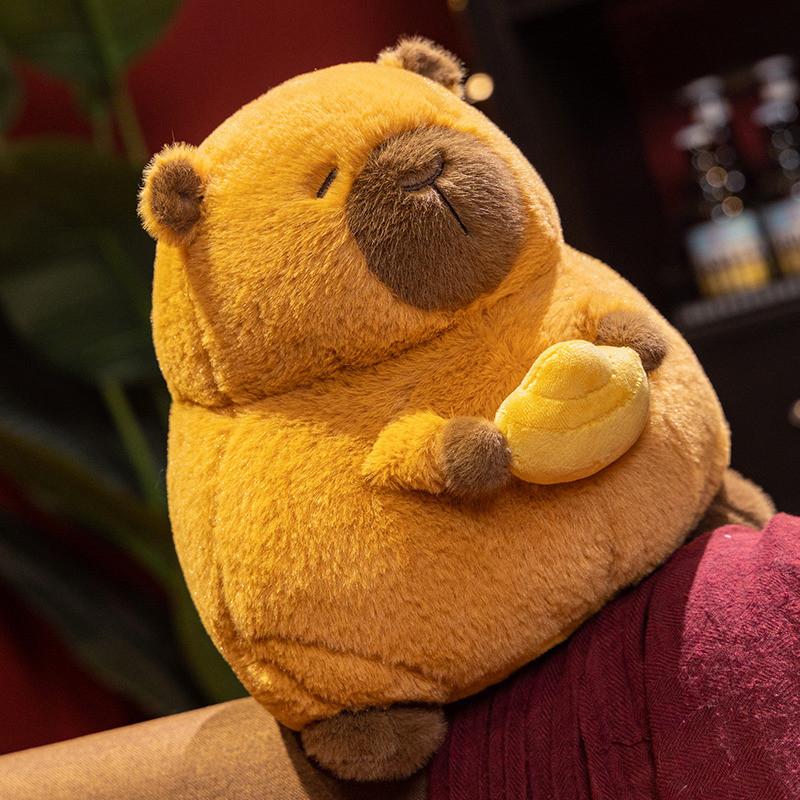 Capybara Cute Plush Doll Capybara Charm Money God Plushie New Gift Year