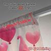 2D Flat Printing  JIT 2pcs   Curtains (Without Rod) Gnome Love Parade Chic Curtains&Window Treatment Yarn Curtains All Seasons