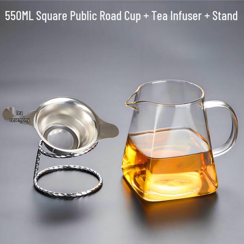 Qiwei Thickened Borosilicate Glass Tea Pitcher