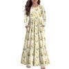 Girls' Maxi Dress Casual Holiday Dresses - Long Sleeve Dress With Pockets For 4-14Y