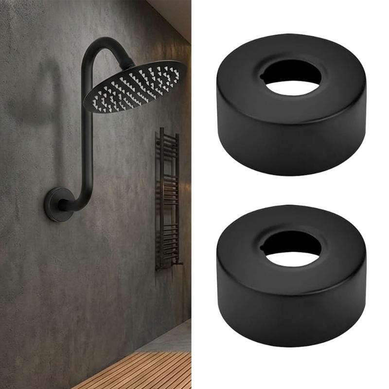 Pack of 2 Easy installs Plastic Shower Head Covers Strong Waterproof Shower Faucet Concealers for Moist Environment