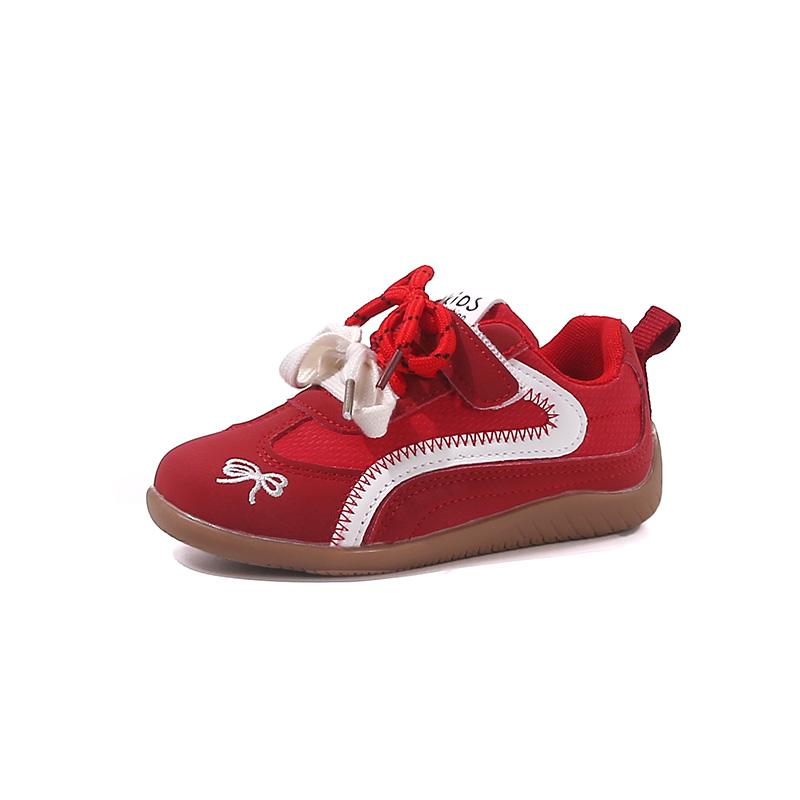 

Latest Fashion Girls Shoes Height Increasing Autumn Sneakers Retro Shoes for Boys and Girls Kids Shoes 26 красный