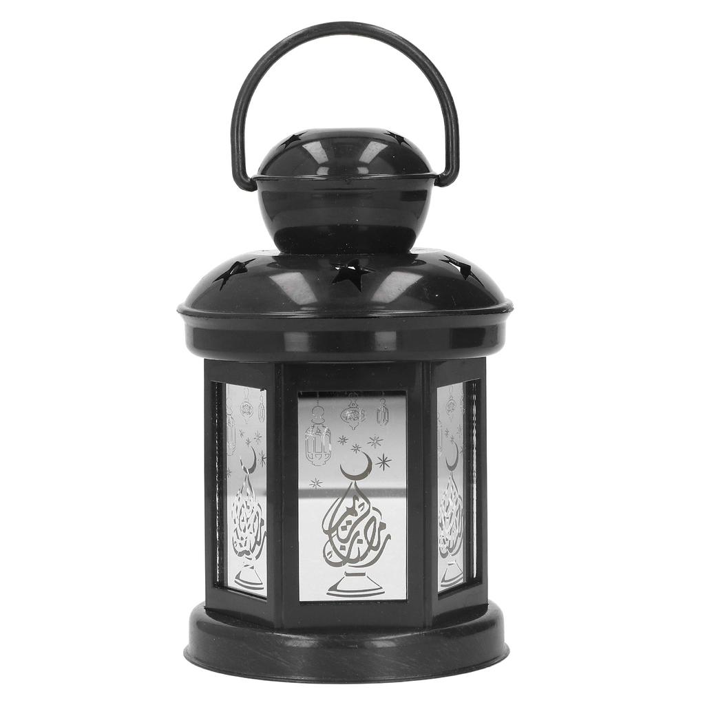 LED Lantern Lamp Cute Vintage Battery Powered ABS Decorative Camping Lantern for Party Bar Cafe