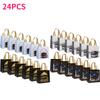 24pcs Eid Mubarak Gift Bags Gifts Packaging Bags with Handle Black Golden Star & Moon Pattern Ramadan Kareem Gift Bag Decoration