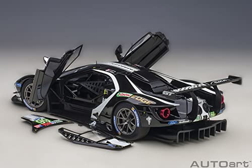 AUTOart 1/18 Scale Finished Model 81910 Ford GT 2019 #66 Le Mans 24 Hours LMGTE Pro Class Black/White