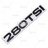 New  Styling 3D 230 280 330 380 TSI Metal Alloy Adhesive Emblem Rear Trunk Badge Fender Sticker Car Body Decal