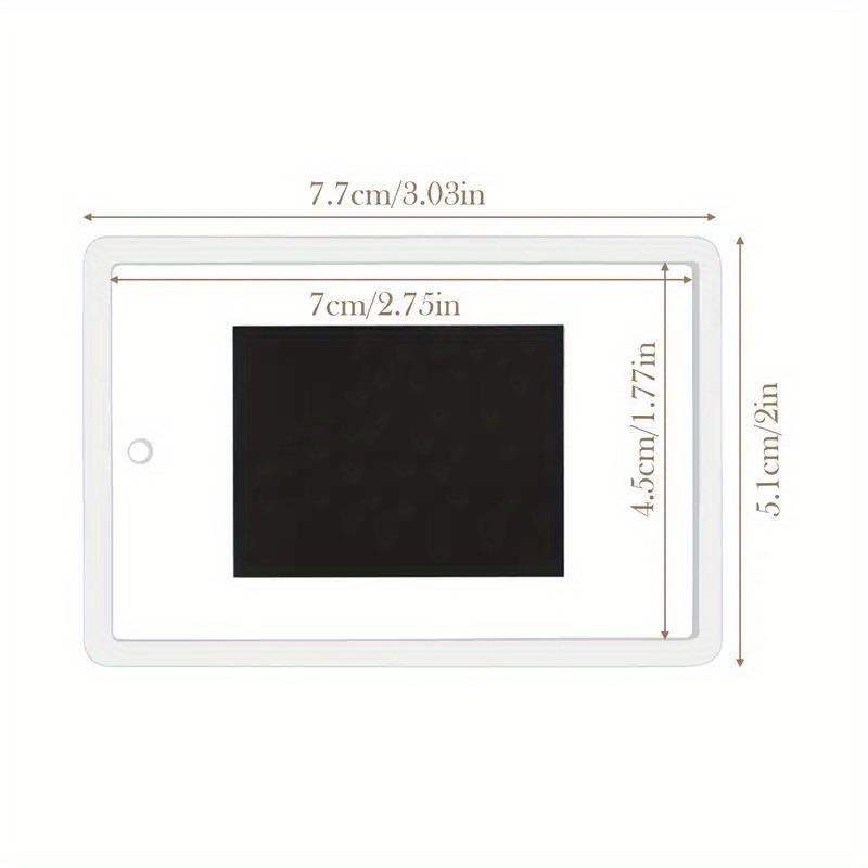 15pcs Blank Picture Frame, Insert Refrigerator Magnet, Semi-Transparent Transparent Acrylic Blank Refrigerator Small Picture Magnet