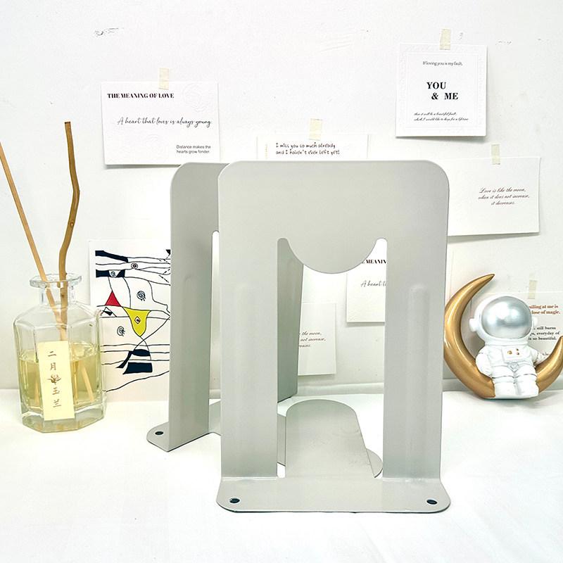 Steel Bookends: Thick, Stable, Large Book Clips for Library Use