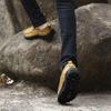 Retro Hakiki Deri Kadın Flats Ayakkabı El Yapımı Yuvarlak Ayak Dantel-up Yumuşak Tabanlar Rahat günlük ayakkabı