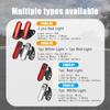 Bike Taillight USB Rechargeable LED Bicycle Lighting Waterproof Cycling Flashing Safety Warning Lamp Bicycle Lantern Accessories