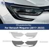 For Renault Megane 4 2017 2018     Car Headlight Protective Film Smoked Black Tint Wrap Vinyl Clear TPU Sticker