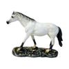 Horse Statue Desk Ornaments Sculpture Decor for Year Party Holiday white