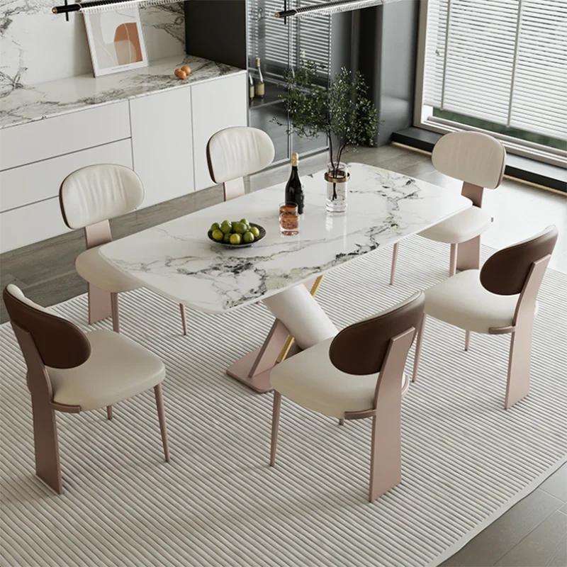 For Zeitgenössische schöne Esszimmerstühle, moderne, luxuriöse Lazy Kitchen Esszimmerstühle, weiße Cadeiras Jantar Küche