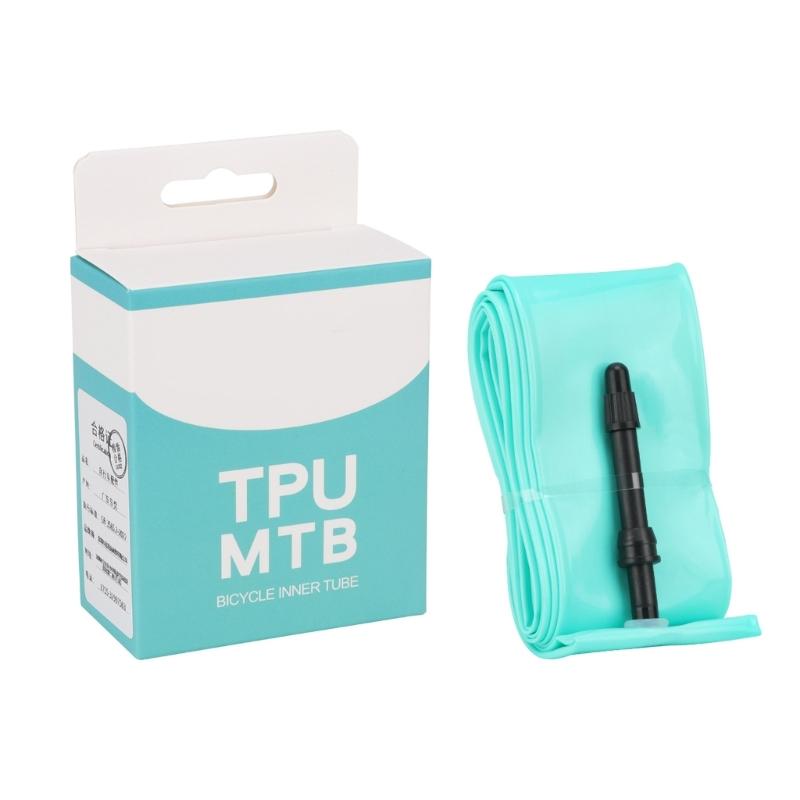 Light Weight Bike Replacement TPU Inner Tube Tear Resistant Bike Interior Tire Tube for Mountain Bikes and Road Bikes