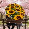 1PC Sunflower Umbrella-8-Rib Reinforced Portable Folding Travel Suitable for All Seasons Outdoor Daily Use  -J0337