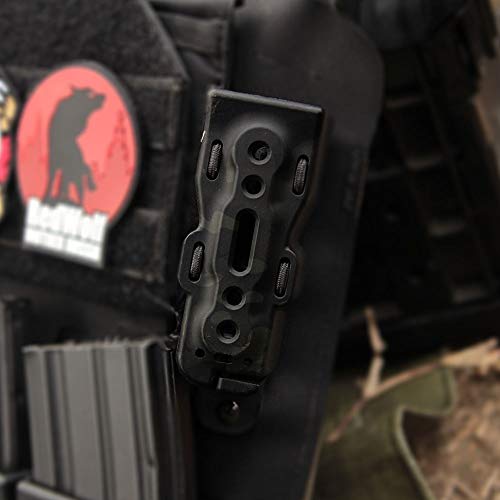 LayLax BATTLE STYLE Bite Mag Hand Gun Quick Mag Holder 2 Pieces BK Survival Game Supplies