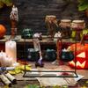Efficient Halloween Candy Serving Bowls With Realistic Flame Design Ideal For Witches Themed Party Supplies Decors
