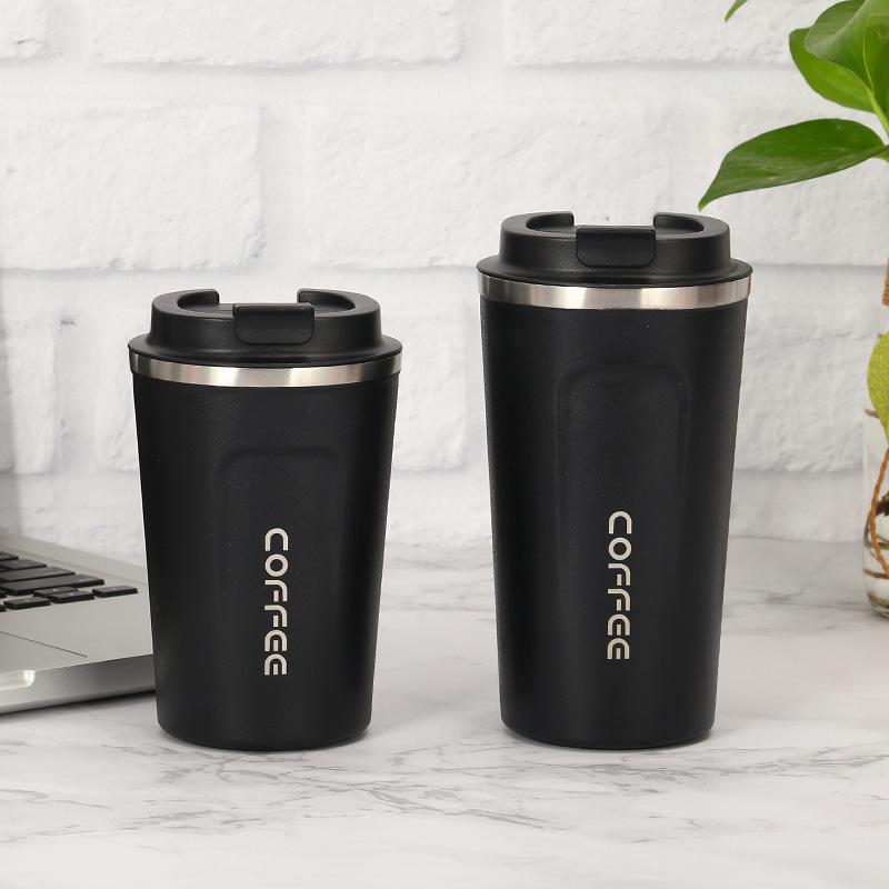 304 Stainless Steel Double Wall Insulated Coffee Cup with Custom Logo 380ml