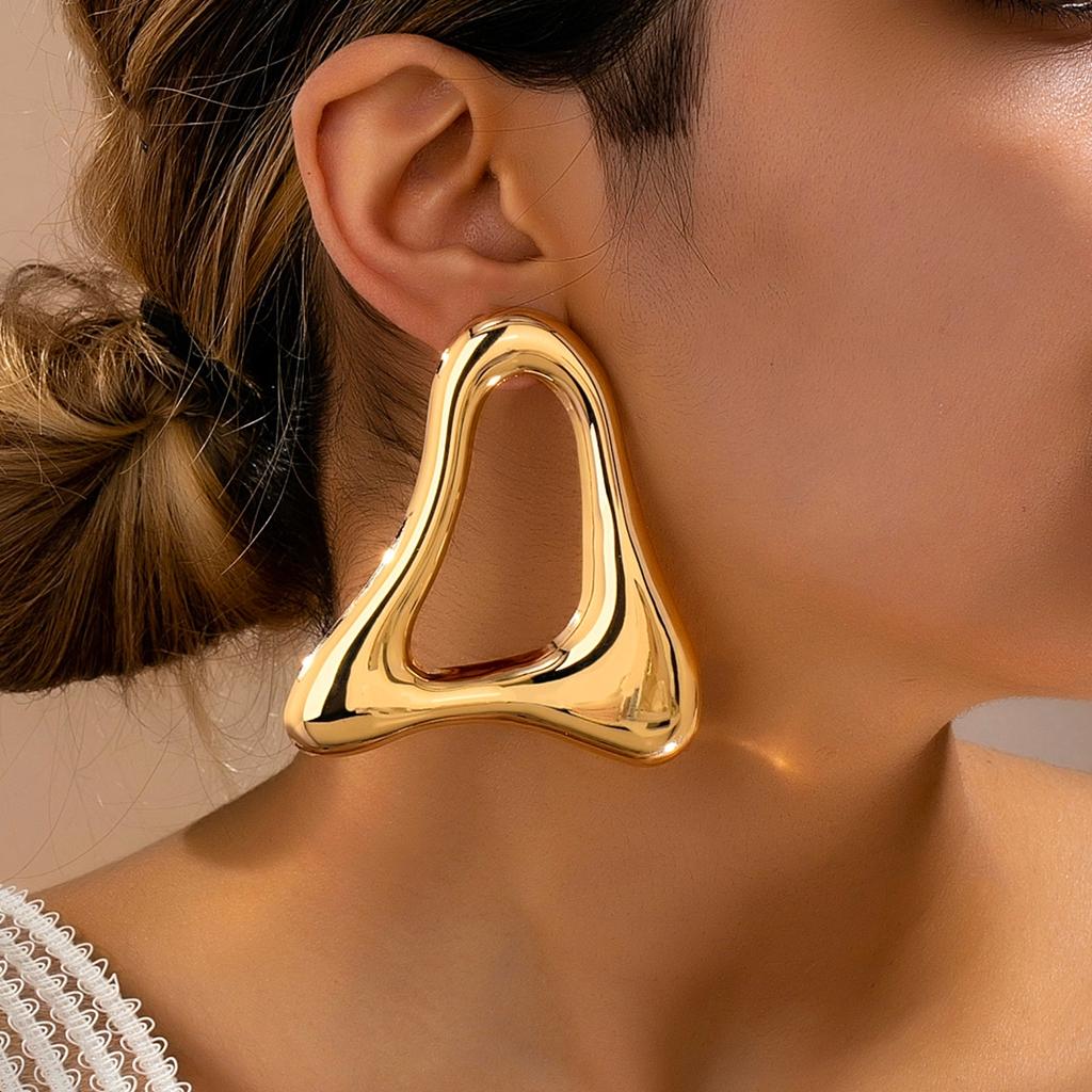 Women's Earrings, Exaggerated Geometric Earrings, Suitable for Daily Wear and Vacation Wear
