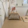 Women's New Rhinestone Rivet Handbag European and American Fashion Elegant Luxurious Design Shiny Chain Pu Crossbody Bags