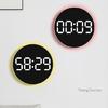 10Inch Digital Wall Clock Remote Controlled 2 Alarms Large LED Display 10 Brightness For Home Office Bedroom Decoration