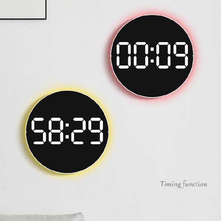 10Inch Digital Wall Clock Remote Controlled 2 Alarms Large LED Display 10 Brightness For Home Office Bedroom Decoration