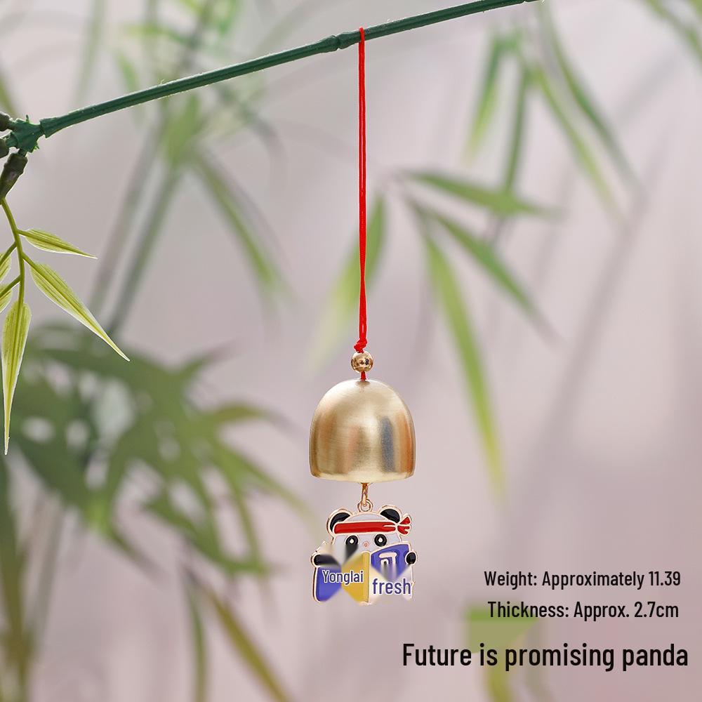 Metal Panda Wind Chime Pendant: Inspirational DIY Graduation Gift