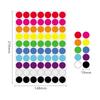 19mm Round Waterproof Self-Adhesive Color Dot Labels for Identification and Classification