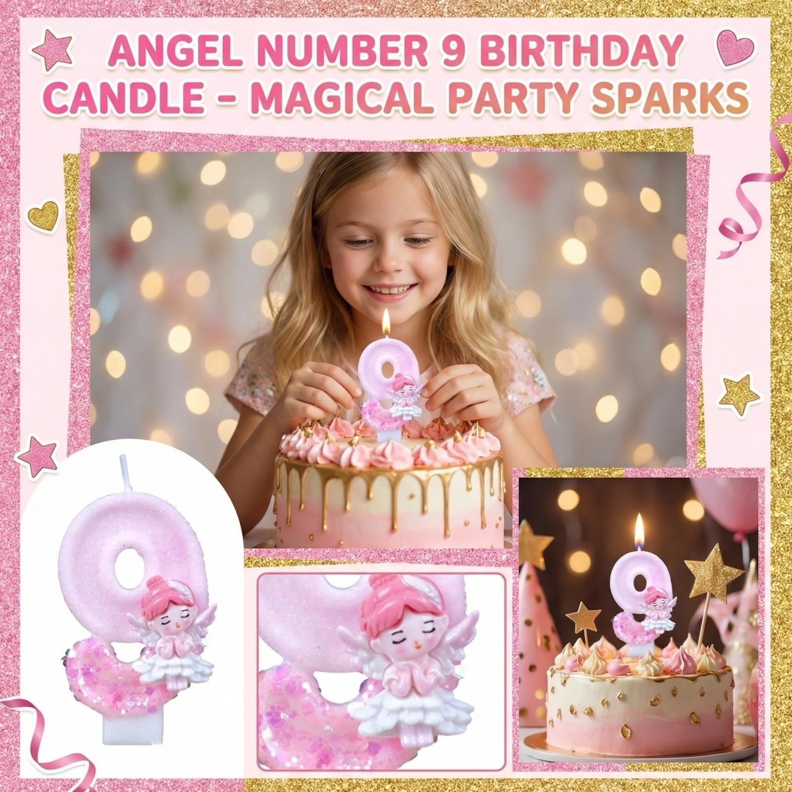 

Creative Cartoon Style Birthday Number Candles Set Party Decoration Supplies for Cake Toppers and Celebration Events one size