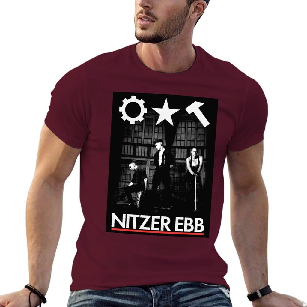 Nitzer Ebb T-Shirt Street Wear Cheap Stuff T Shirts for Men Pack