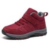 Winter Herren Stiefel Damen Wasserdicht Wildleder Warm Schnee Stiefel Herren Arbeit Freizeit Schuhe High-Top Rutschfest Knöchel Plateau Stiefel Herren Größe 48