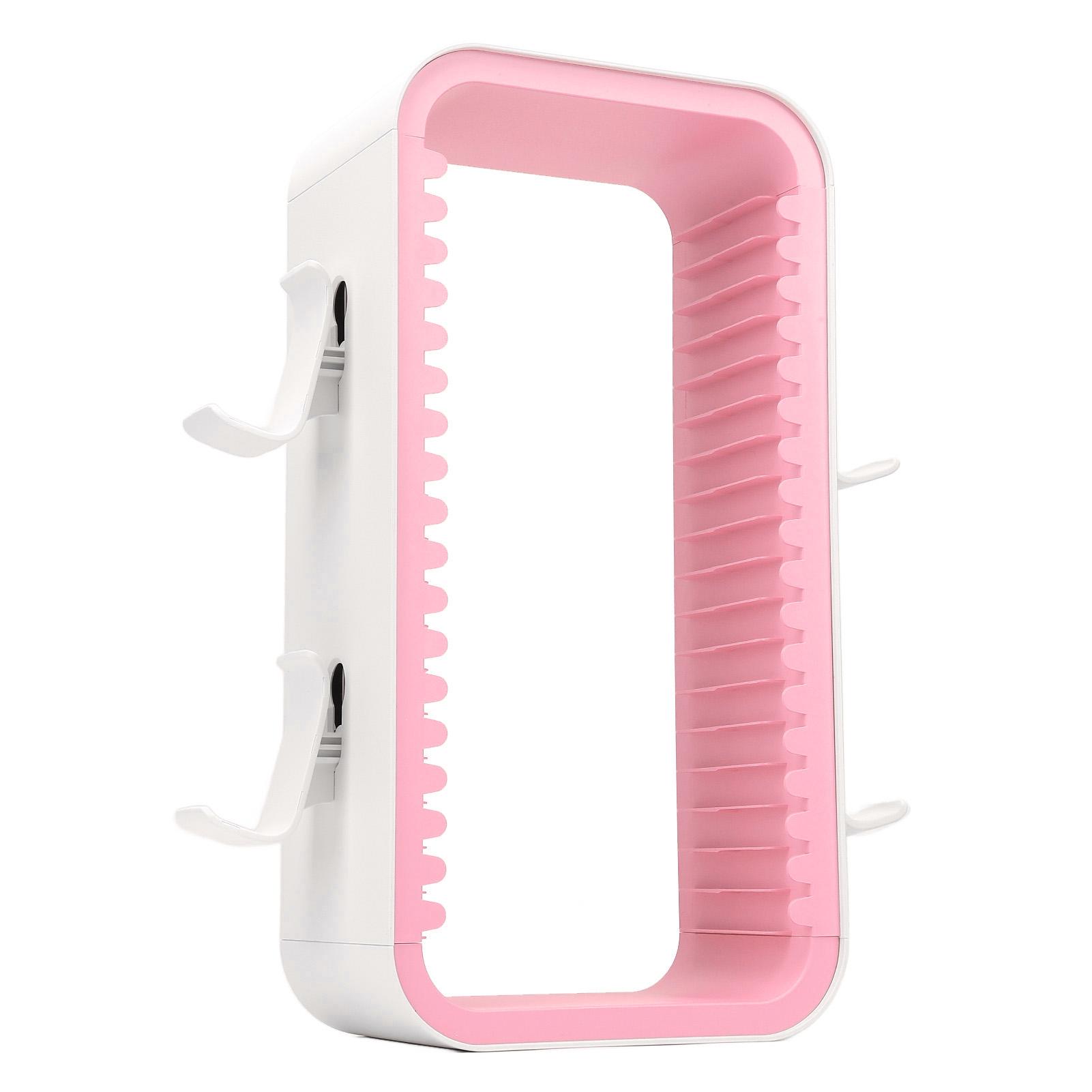 

Башня для хранения игр 18 слотов Стильный минималистичный дизайн Подставка-башня для хранения видеоигр для PS Белая розовый