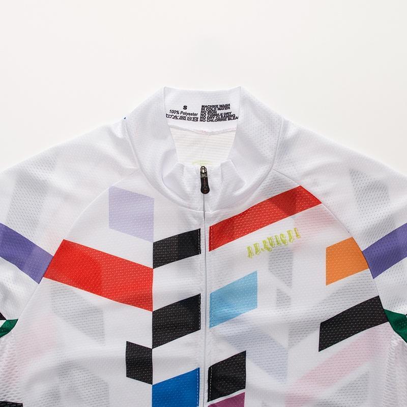 Sommer Kurze Reiten Fahrrad Radfahren Kleidung Set Männer Sport Trikots Anzüge Weiß Bib Hosen