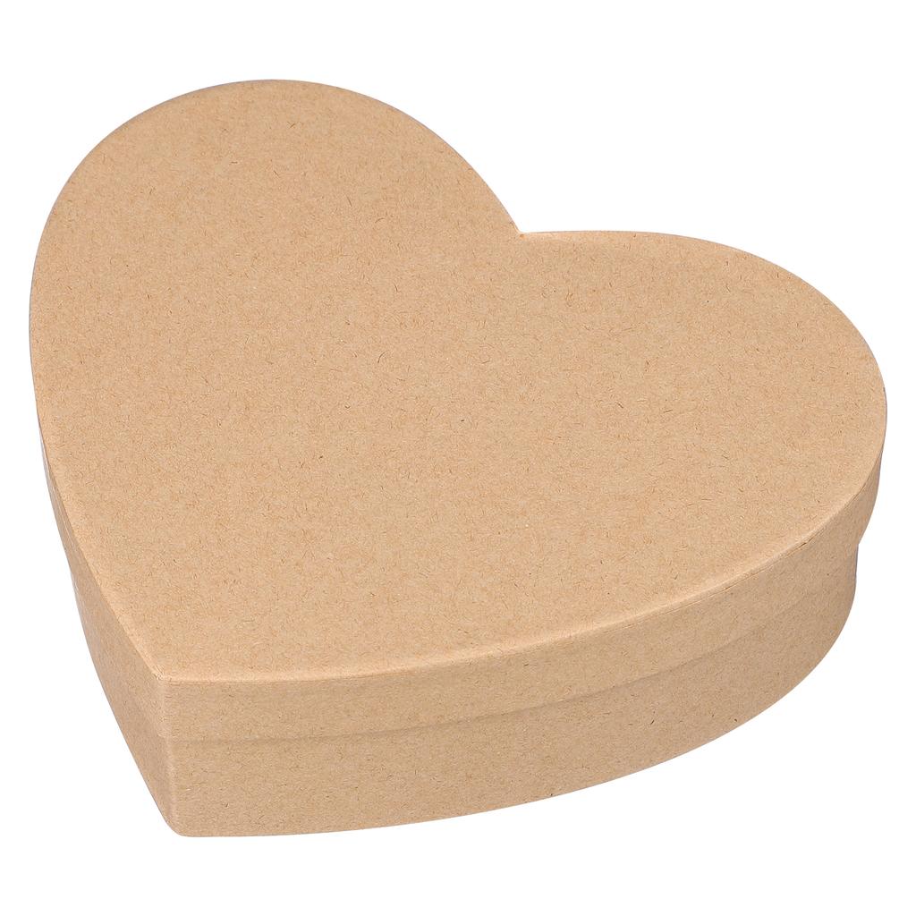 Heart Shaped Presentation Present Box DIY Valentine's Day Present Box Heart Shaped Flower Box Floral Present Box Kraft Paper Box