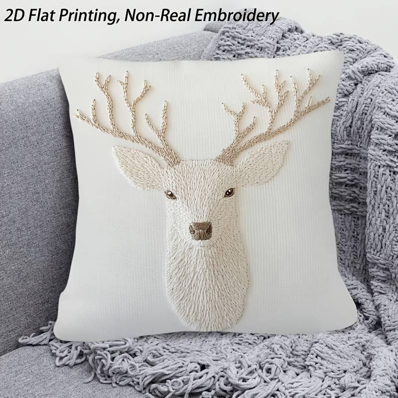 

Christmas-themed 2D Flat-Printed PillowcaseSuitable for sofa car bedroom decorative cushion cover pillow cover 16x16Inch