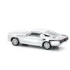 Genesis Company POP RACE Shelby Mustang GT500 Silver Chrome Finished Model PR640312 1/64